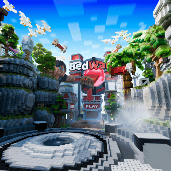 BEDWARS SPAWN - Scarlet Forge | 200x200