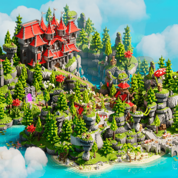 SKYBLOCK SPAWN - Duskhaven | 500x500